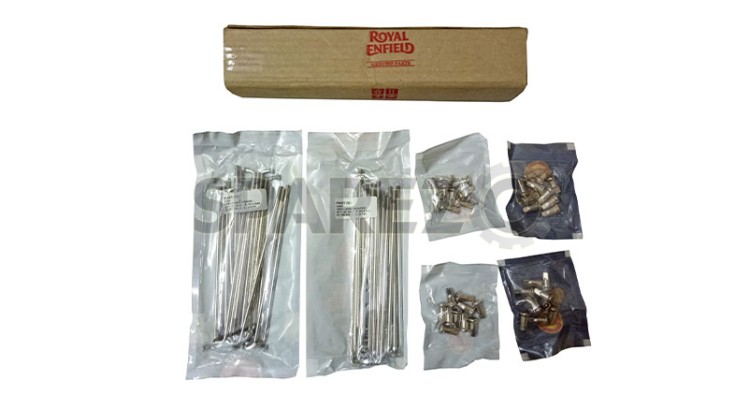 Royal Enfield GT Continental Wheel Spokes & Nipple Kit - SPAREZO